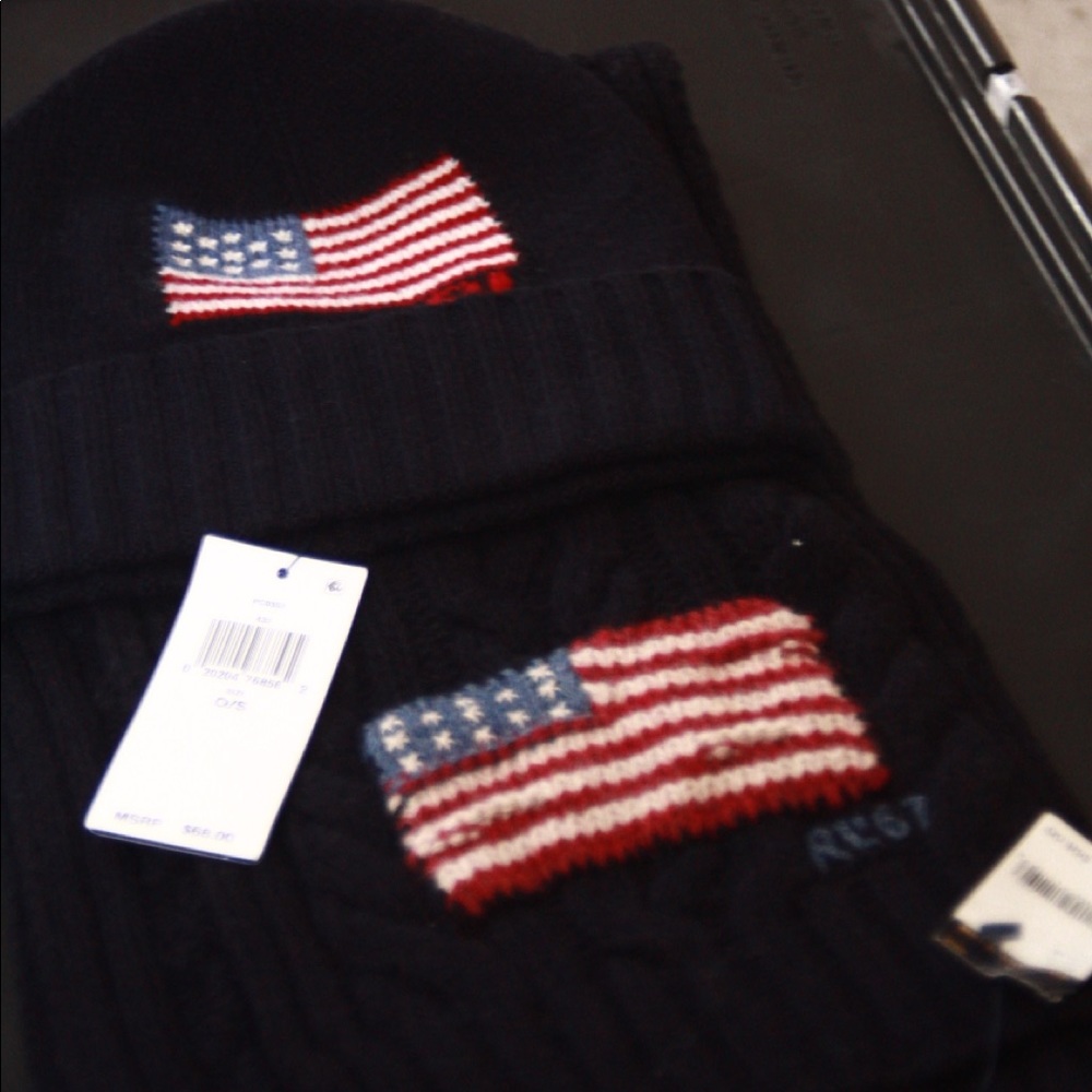 USA flag set Ralph Lauren